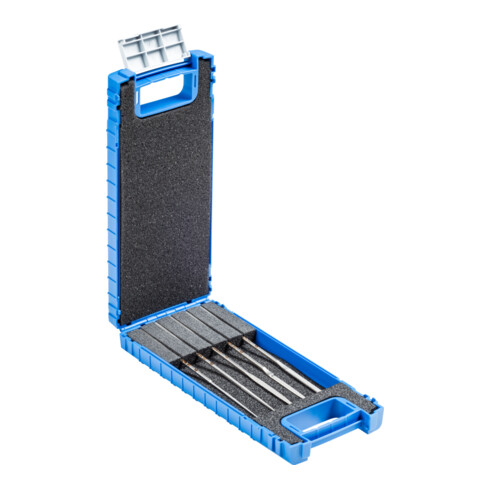 PFERD TOOLS Diamant-Hemmungsfeilen-Set 5-tlg. 140mm D25 (fein) für kl. Geometrien harter Werkstoffe