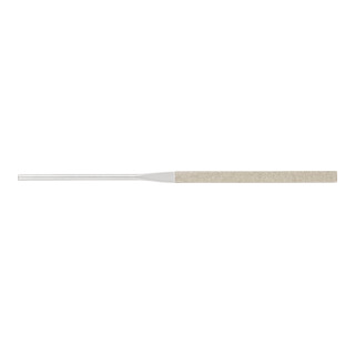 PFERD TOOLS Diamant-Nadelfeile flachstumpf rd. Kante 140mm D126 (mittel) für harte Werkstoffe