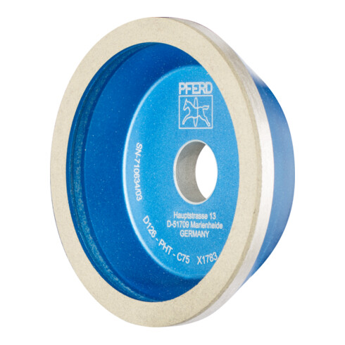 PFERD TOOLS Diamant-Schleifscheibe Kunstharz 11A2/60° PHT 115 mm D126 (mittel) Trockenschliff