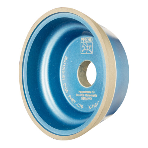 PFERD TOOLS Diamant-Schleifscheibe Kunstharz 11V9 PHST 178 mm D126 (mittel) Trockenschliff