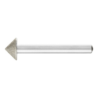 PFERD TOOLS Diamant-Schleifst. Spitzkegel Ø15x90° SchaftØ6 mm D126 (mit.) zum Anfasen/Entgraten/Senken