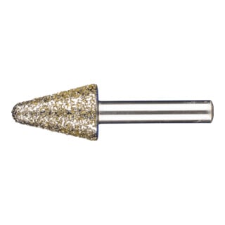 PFERD TOOLS Diamant-Schleifstift Kegel 20x30x8 mm D852 zum Schleifen von Grau-und Sphäroguss