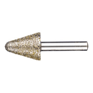 PFERD TOOLS Diamant-Schleifstift Kegel 24x30x8 mm D852 zum Schleifen von Grau-und Sphäroguss