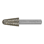 PFERD TOOLS Diamant-Schleifstift Kegel Ø16,0mm Schaft-Ø8 mm D852 (sehr grob) zum Schleifen von Grau-und Sphäroguss