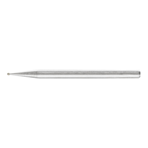 PFERD TOOLS Diamant-Schleifstift Kugel Ø1,0mm Schaft-Ø3 mm D64 (fein) zum Gravieren und Entgraten