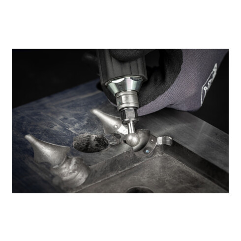 PFERD TOOLS Diamant-Schleifstift Kugel Ø12,0mm Schaft-Ø6 mm D126 (mittel) zum Gravieren und Entgraten