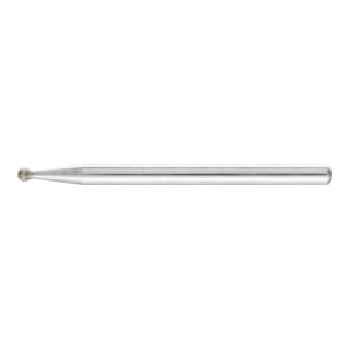 PFERD TOOLS Diamant-Schleifstift Kugel Ø2,0mm Schaft-Ø3 mm D181 (grob) zum Gravieren und Entgraten