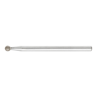 PFERD TOOLS Diamant-Schleifstift Kugel Ø3,0mm Schaft-Ø3 mm D91 (fein) zum Gravieren und Entgraten