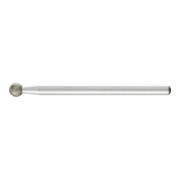 PFERD TOOLS Diamant-Schleifstift Kugel Ø4,0mm Schaft-Ø3 mm D181 (grob) zum Gravieren und Entgraten
