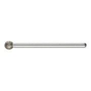 PFERD TOOLS Diamant-Schleifstift Kugel Ø5,0mm Schaft-Ø3 mm D181 (grob) zum Gravieren und Entgraten