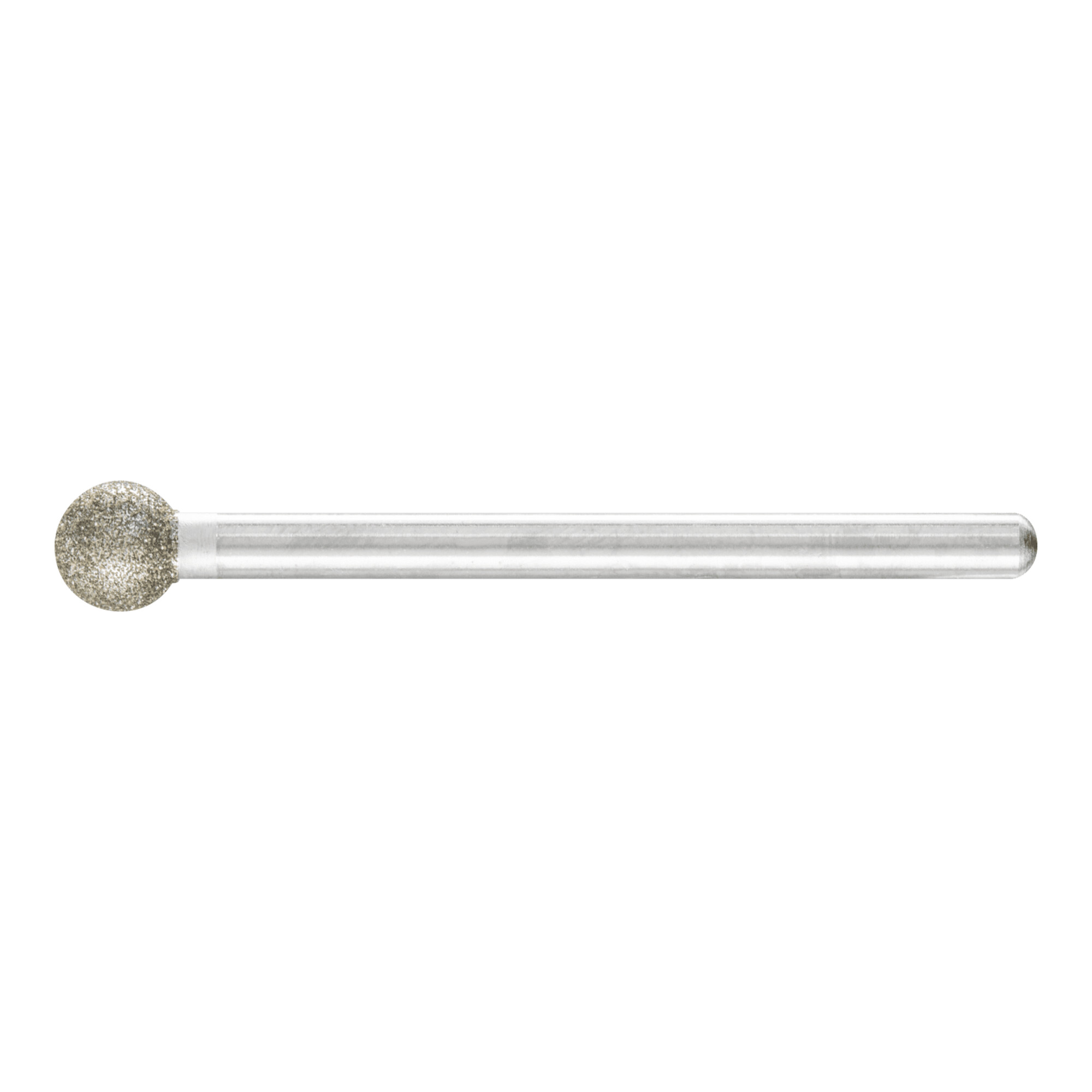 PFERD TOOLS Diamant-Schleifstift Kugel Ø6,0mm Schaft-Ø3 mm D126 (mittel) zum Gravieren und Entgraten