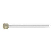 PFERD TOOLS Diamant-Schleifstift Kugel Ø6,0mm Schaft-Ø3 mm D181 (grob) zum Gravieren und Entgraten
