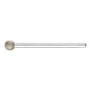 PFERD TOOLS Diamant-Schleifstift Kugel Ø6,0mm Schaft-Ø3 mm D91 (fein) zum Gravieren und Entgraten