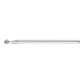 PFERD TOOLS Diamant-Schleifstift Kugel Ø3,0mm Schaft-Ø3 mm D126 (mittel) zum Gravieren und Entgraten