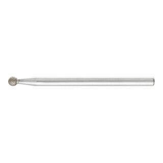 PFERD TOOLS Diamant-Schleifstift Kugel Ø3,0mm Schaft-Ø3 mm D91 (fein) zum Gravieren und Entgraten