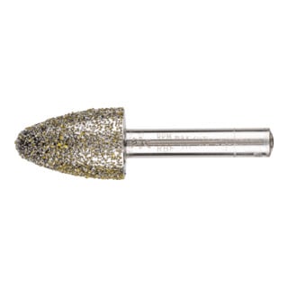 PFERD TOOLS Diamant-Schleifstift Rundbogen 20x30x8 mm D852 zum Schleifen von Grau-und Sphäroguss