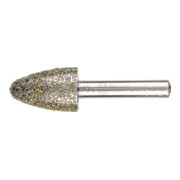 PFERD TOOLS Diamant-Schleifstift Rundbogen 20x30x8 mm D852 zum Schleifen von Grau-und Sphäroguss