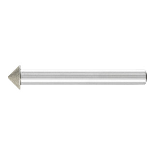 PFERD TOOLS Diamant-Schleifstift Spitzkegel Ø10x90° SchaftØ6 mm D64 (fein) zum Anfasen/Entgraten/Senken
