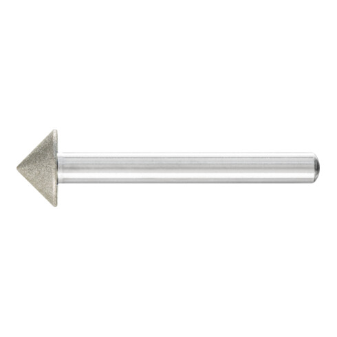 PFERD TOOLS Diamant-Schleifstift Spitzkegel Ø15x90° SchaftØ6 mm D64 (fein) zum Anfasen/Entgraten/Senken