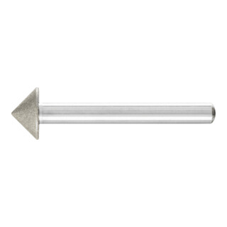 PFERD TOOLS Diamant-Schleifstift Spitzkegel Ø15x90° SchaftØ6 mm D64 (fein) zum Anfasen/Entgraten/Senken