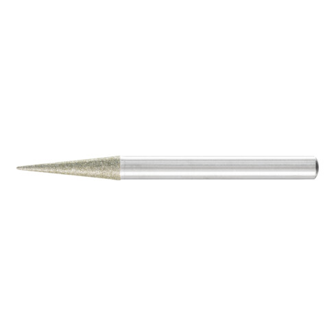 PFERD TOOLS Diamant-Schleifstift Spitzkegel Ø6x12° SchaftØ6 mm D126 (mit.) zum Anfasen/Entgraten/Senken