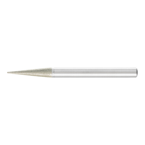 PFERD TOOLS Diamant-Schleifstift Spitzkegel Ø6x12° SchaftØ6 mm D64 (fein) zum Anfasen/Entgraten/Senken