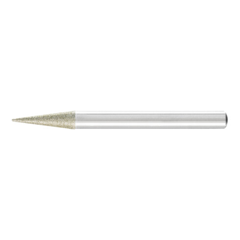 PFERD TOOLS Diamant-Schleifstift Spitzkegel Ø6x15° SchaftØ6 mm D126 (mit.) zum Anfasen/Entgraten/Senken