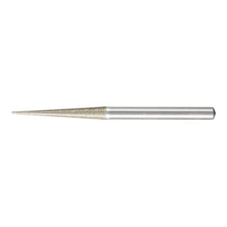 PFERD TOOLS Diamant-Schleifstift Spitzkegel Ø6x7° SchaftØ6 mm D126 (mit.) zum Anfasen/Entgraten/Senken