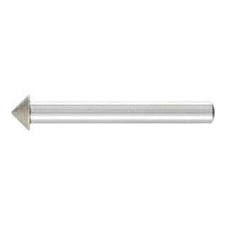 PFERD TOOLS Diamant-Schleifstift Spitzkegel Ø10x90° SchaftØ6 mm D64 (fein) zum Anfasen/Entgraten/Senken