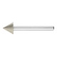 PFERD TOOLS Diamant-Schleifstift Spitzkegel Ø15x60° SchaftØ6 mm D64 (fein) zum Anfasen/Entgraten/Senken