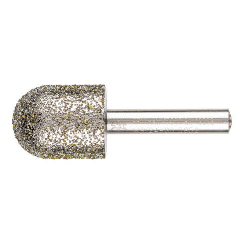 PFERD TOOLS Diamant-Schleifstift Walzenrund 24x30x8 mm D852 zum Schleifen von Grau-und Sphäroguss
