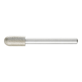 PFERD TOOLS Diamant-Schleifstift Walzenrund Ø10,0mm Schaft-Ø6 mm D126 (mit.) ideal für den Handeinsatz