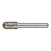 PFERD TOOLS Diamant-Schleifstift Walzenrund Ø10,0mm Schaft-Ø6 mm D852 (sehr grob) zum Entgraten