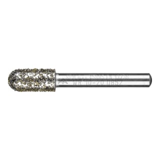 PFERD TOOLS Diamant-Schleifstift Walzenrund Ø10,0mm Schaft-Ø6 mm D852 (sehr grob) zum Entgraten