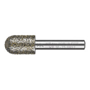 PFERD TOOLS Diamant-Schleifstift Walzenrund Ø16,0mm Schaft-Ø8 mm D852 (sehr grob) zum Entgraten