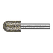 PFERD TOOLS Diamant-Schleifstift Walzenrund Ø16,0mm Schaft-Ø8 mm D852 (sehr grob) zum Entgraten
