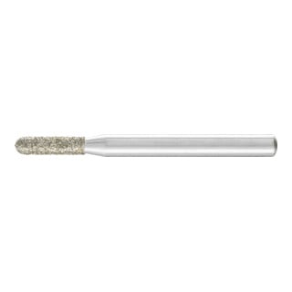 PFERD TOOLS Diamant-Schleifstift Walzenrund Ø5,0mm Schaft-Ø6 mm D357 (grob) zum Schleifen von GFK/CFK