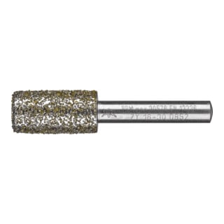 PFERD TOOLS Diamant-Schleifstift Zyl. Ø16,0mm SchaftØ8 mm D852 (sehr grob) zum Ausschleifen von Nuten
