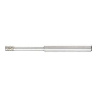 PFERD TOOLS Diamant-Schleifstift Zyl. Ø2,4 mm SchaftØ3 mm D126 (mit.) zum Schleifen von Bohrungen/Radien