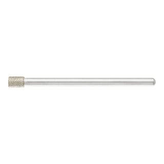 PFERD TOOLS Diamant-Schleifstift Zyl. Ø4,0mm SchaftØ3 mm D126 (mit.) zum Schleifen von Bohrungen/Radien