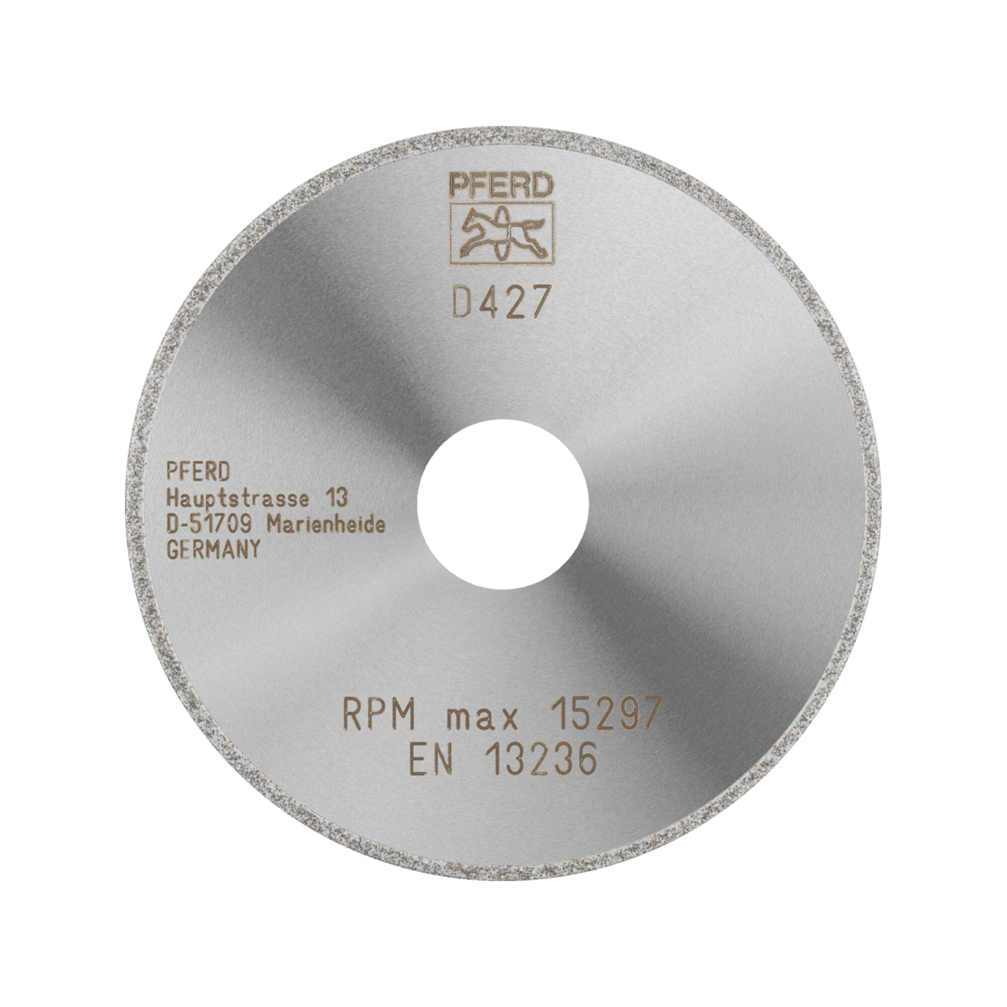 PFERD TOOLS Diamant-Trennscheibe D1A1R 100x2,0x22,23 mm D427 (grob) durchgängiger Belag für GFK/CFK