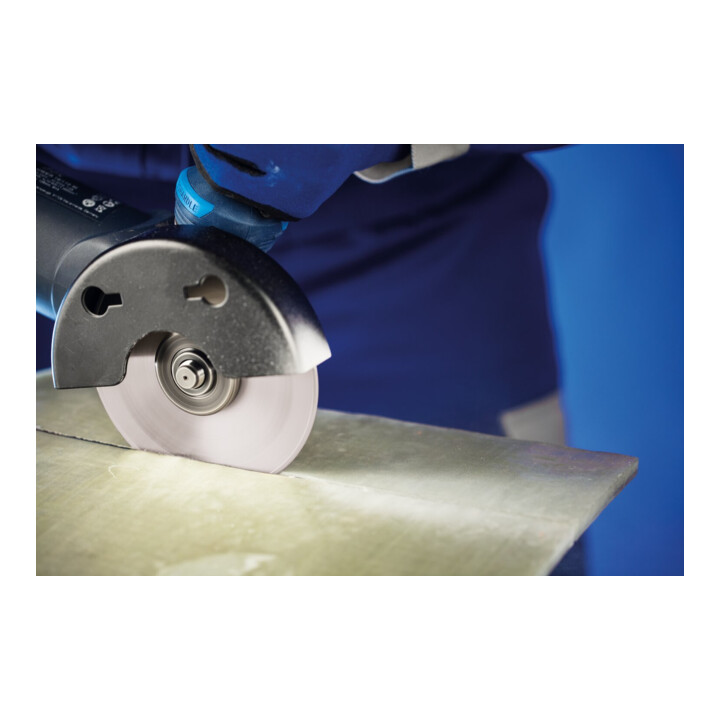 PFERD TOOLS Diamant-Trennscheibe D1A1R 100x2,0x22,23 mm D427 (grob) mit Schutzsegment für GFK/CFK