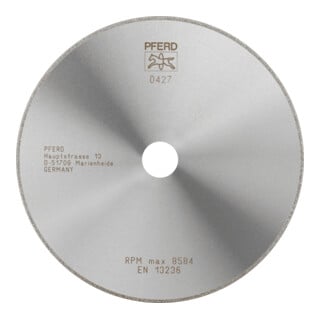 PFERD TOOLS Diamant-Trennscheibe D1A1R 178x2,0x22,23 mm D427 (grob) durchgängiger Belag für GFK/CFK