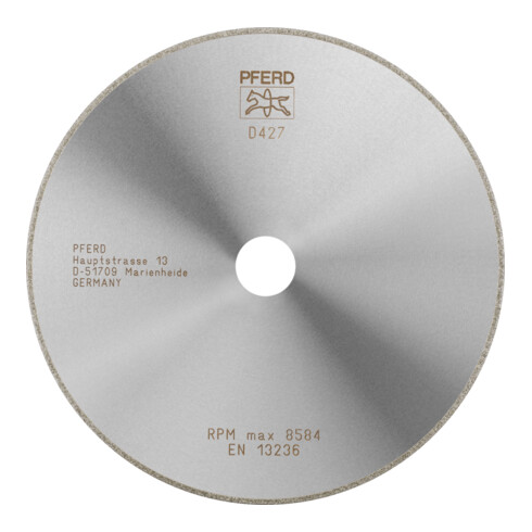 PFERD TOOLS Diamant-Trennscheibe D1A1R 178x2,0x22,23 mm D427 (grob) durchgängiger Belag für GFK/CFK