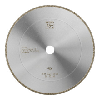 PFERD TOOLS Diamant-Trennscheibe D1A1R 230x3,8x22,23 mm D852 (sehr grob) für Grau-/Sphäroguss