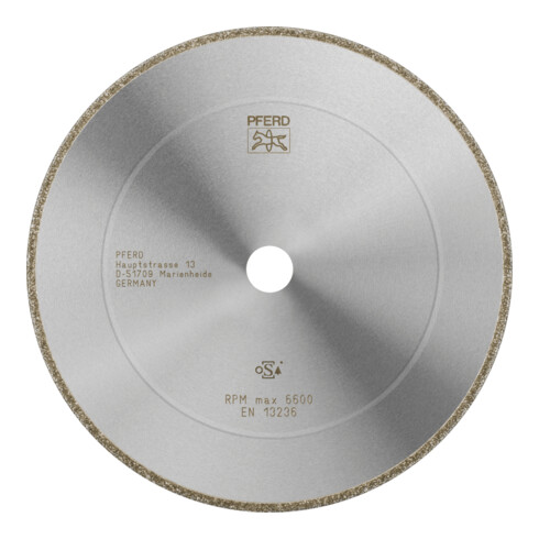 PFERD TOOLS Diamant-Trennscheibe D1A1R 230x3,8x22,23 mm D852 (sehr grob) für Grau-/Sphäroguss