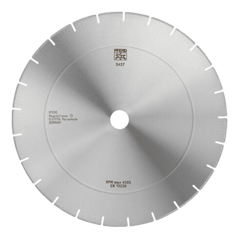 PFERD TOOLS Diamant-Trennscheibe D1A1R 350x2,8x30,0mm D427 (grob) segmentiert für GFK/CFK