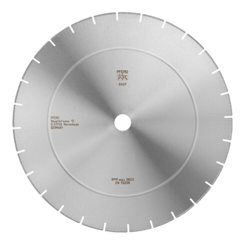PFERD TOOLS Diamant-Trennscheibe D1A1R 400x3,8x30,0mm D427 (grob) segmentiert für GFK/CFK
