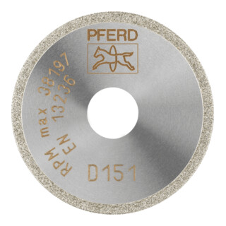 PFERD TOOLS Diamant-Trennscheibe D1A1R 40x1,0x10,0mm D151 (mittel) für Glas/Keramik/Hartmetall