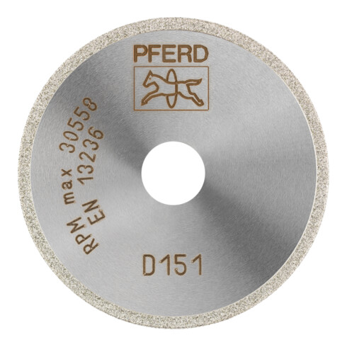 PFERD TOOLS Diamant-Trennscheibe D1A1R 50x1,4x10,0mm D151 (mittel) für Glas/Keramik/Hartmetall